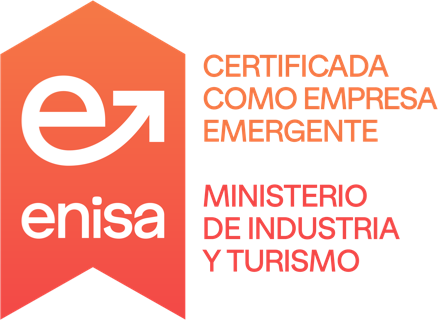 Certificada como empresa emergente por ENISA — Ministerio de Industria y Turismo